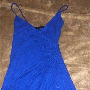 Blue bodycon dress